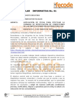 CIRCULAR INFORMATIVA No. 01