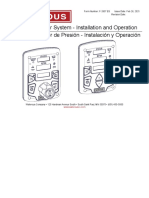 Pressure Governor System - Installation and Operation Sistema Regulador de Presión - Instalación y Operación