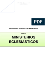 MINISTERIOS ECLESIASTICOSIII
