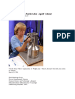 NIST Calibration Services For Liquid Volume