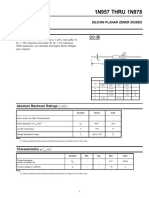 1N957 THRU 1N978: Silicon Planar Zener Diodes