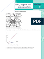 Tissues, Organs and Organ Systems: Review