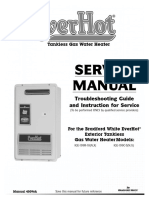 Service Manual: Troubleshooting Guide and Instruction For Service