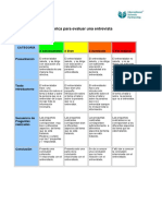 Rúbrica para Evaluar Una Entrevista