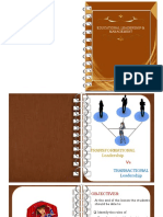 Transformational Vs Transactional Leadership