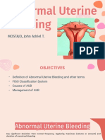 Abnormal Uterine Bleeding