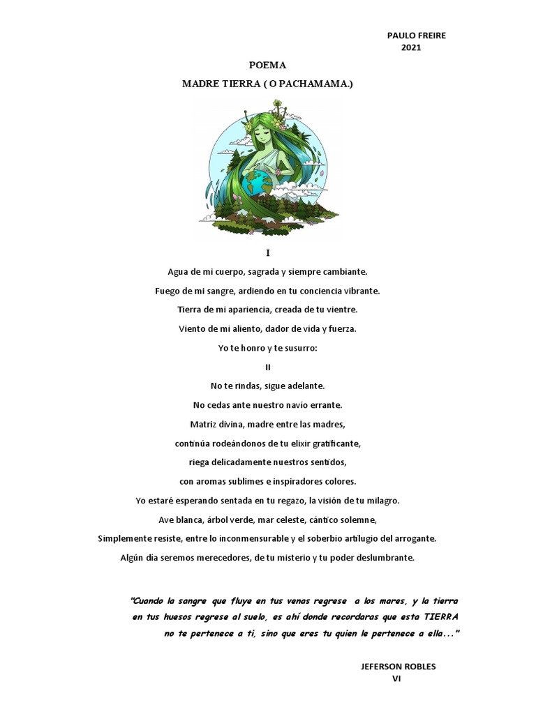 The Ultimate Guide To Teaching *Poema La Madre Tierra Para Niños* To Your Kids - j3fhsr6