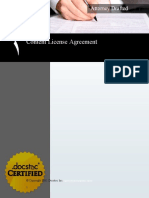 Content License Agreement - Ds