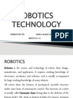 Robotics Technology: Presented By: Erika Marie M. Martinez Bspsych 1-A