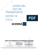 P05-OPE Ejecución Del Servicio de Transporte Covid 19 V01 Final
