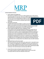 CMRP Exam FAQs