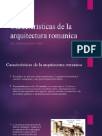 Características de La Arquitectura Romanica