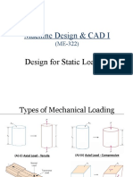 Lecture 3 - Design For Static Loading