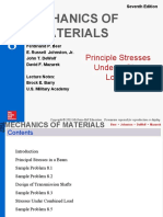 Mechanics of Materials: Principle Stresses Under A Given Loading