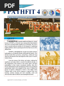 Pathfit 4: Module 2: Unit 2