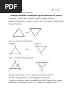 Readings in Congruent Triangles and Congruency Postulates and Theorems