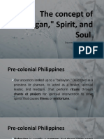 The Concept of "Dungan," Spirit, and Soul: Reporter Jeric A. Gementiza