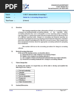 Module 1 - Accounting For Changes in Accounting Estimates