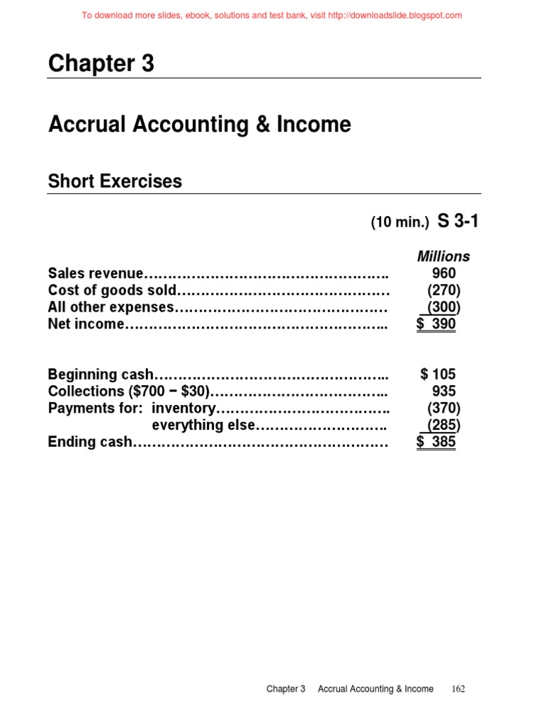Hhtfa8e ch03 SM | PDF | Retained Earnings | Revenue