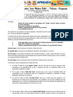 Acta de Reunión de Tutoria Del 1 Grado 2021