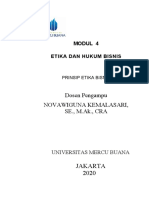 Etika Dan Hukum Bisnis Modul 4 Nova