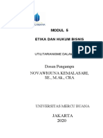 Etika Dan Hukum Bisnis Modul 5 Nova