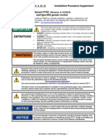 Definitions: Installation Procedure Supplement Manual 37782 Easygen-600 Genset Control