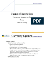 Currency Options and Futures Hedging Strategies