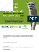 Cat Vertebradosgt CDC Cecon Usac 2019