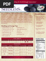 Adora Seedless One Sheet 2015