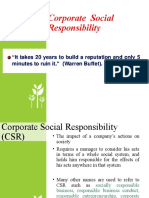 Corporate Social Responsibility