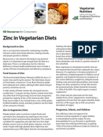 Zinc Vegetarian Nutrition