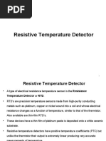 2.3 Resistive Temperature Detector