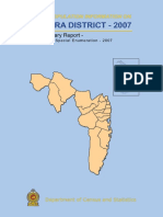 Basic Population Information On Ampara District 2007