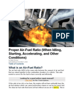 Tỷ số air-fuel lý tưởng (14.7) 