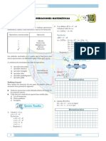 Tarea Domiciliaria 9 RM - 6to Primaria - Operaciones Matematicas