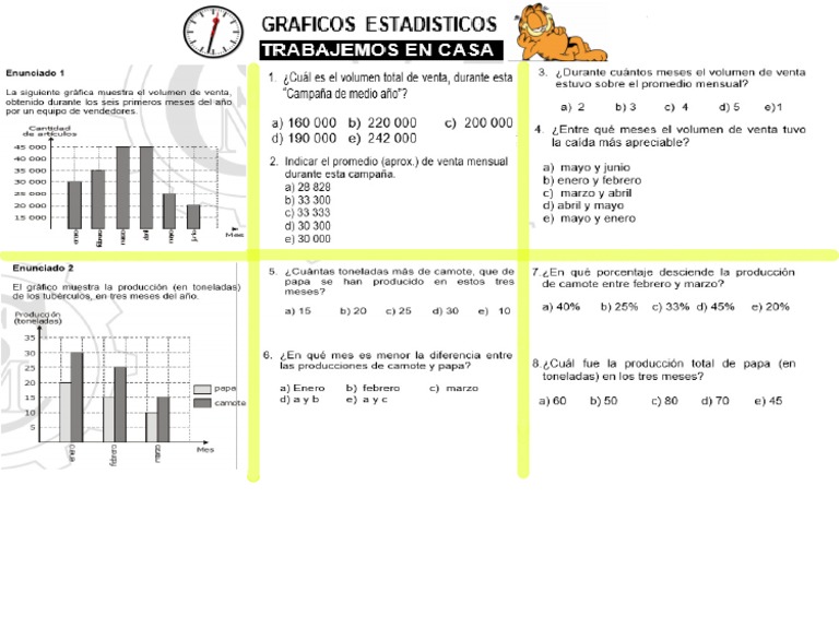 Tarea Domiciliaria RM - 6to Primaria | PDF
