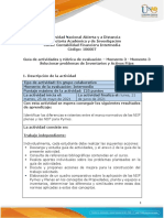 Guía de Actividades y Rúbrica de Evaluación - Unidad 2 - Momento 3 - Solucionar Problema de Inventarios y Activos Fijos