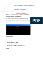 NOMBRE: Roberto Santiago Toapanta Paredes Curso: Nac CARRERA: Ingeniería Informática