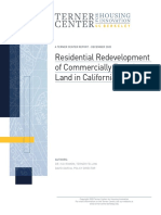 Residential Redevelopment of Commercially Zoned Land in California