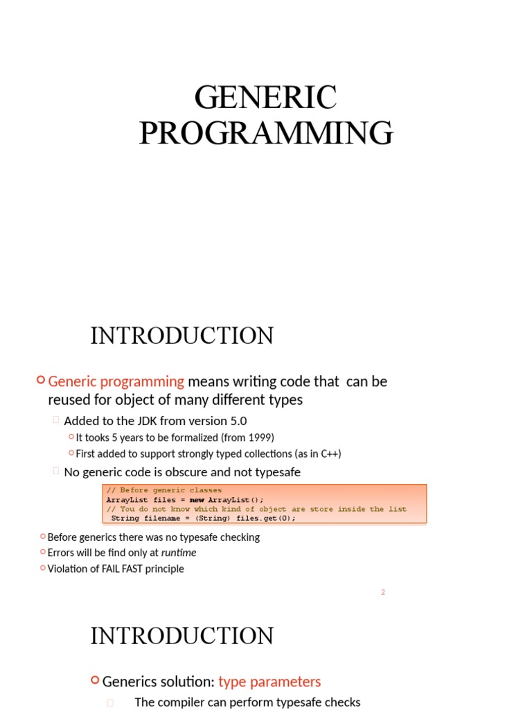 Java Generics: A Beginner's Guide | PDF | Class (Computer Programming ...