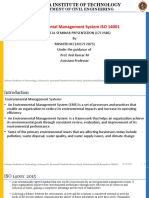 Environmental Management System ISO 14001: Department of Civil Engineering