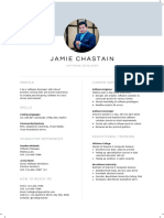 Jamie Chastain: Career Summary Profile