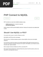 PHP MySQL Connect To Database