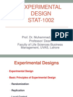 Experimental Design Week 6 1