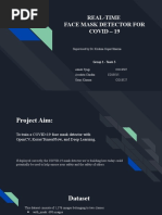 REAL-TIME FACE MASK DETECTOR FOR COVID - 19 - Group 1 Team 5