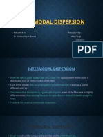 Intermodal Dispersion