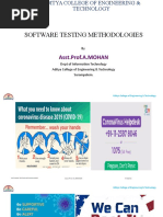 Software Testing Methodologies: Asst - Prof.A.MOHAN