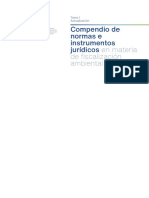 Compendio de Normas e Instrumentos Jurídicos en Materia de Fiscalización Ambiental. Tomo I