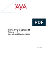 Avaya WFO To V11 Upgrade and Migration Guide